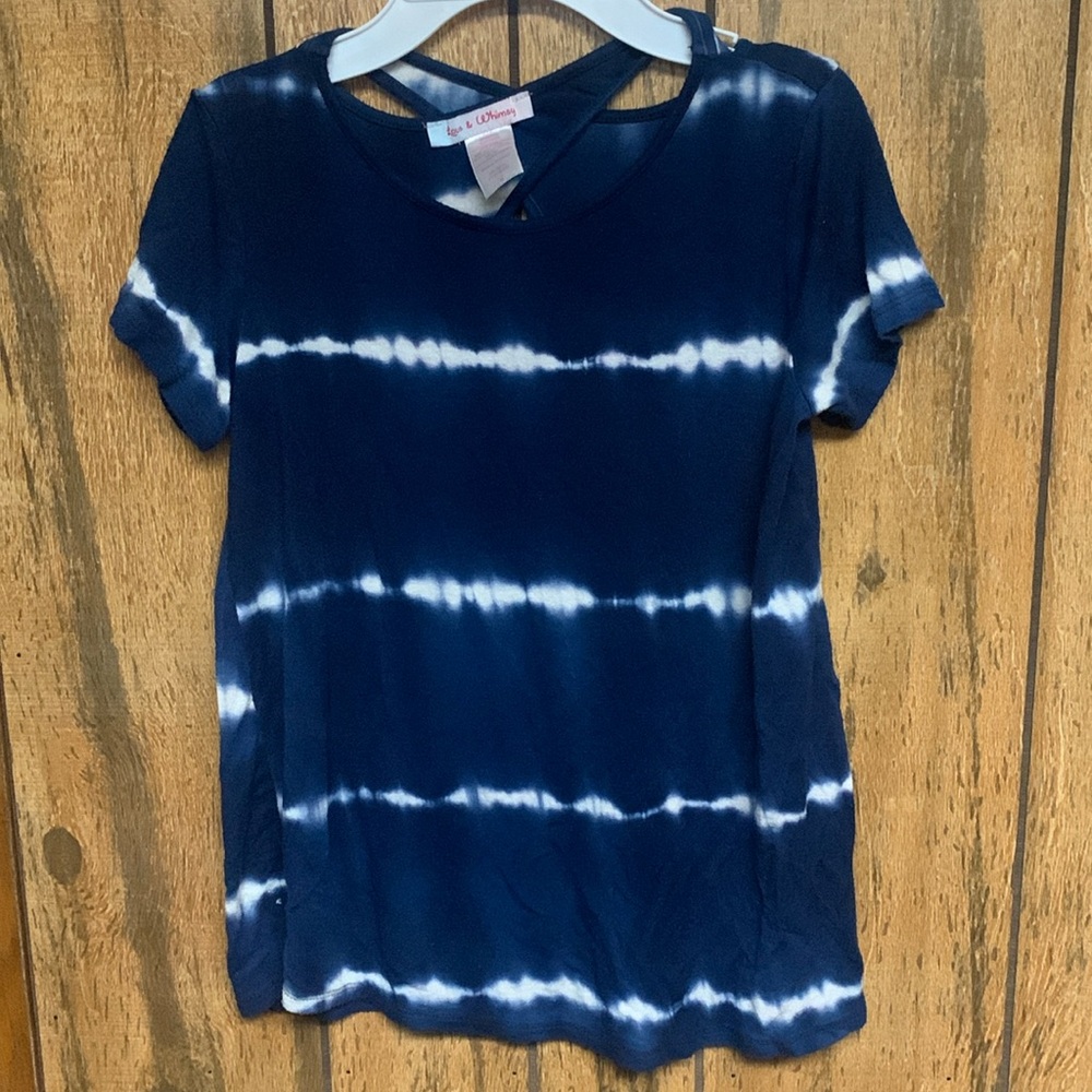 Cross Back Tie Dye Tee